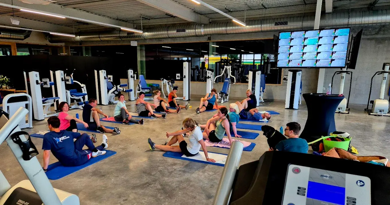 Inside Fitscool - Sportpark, the BASIXX partner gym in Veurne, Belgium